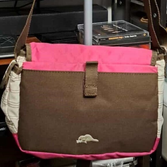 Genuine Roots Canvas Crossbody Messenger Bag New No Tag - Picture 2 of 6